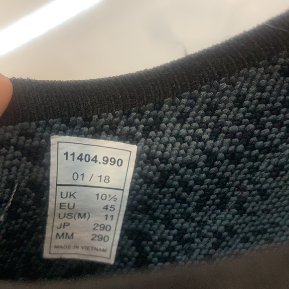 🚹 Helly Hansen Men's Loke Dash Shoe black/charcoal/silver size 11 road/trail - Picture 7 of 9